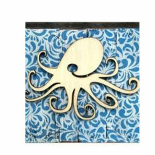 Clean Choice Octopus Vintage Art on Board Wall Decor CL2976090